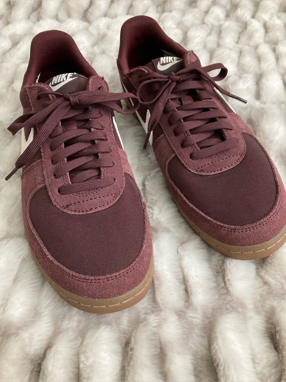 Nike Gato Bordeaux/Gum Sneakers Men’s 11.5 NEW WITHOUT BOX HQ6020-600